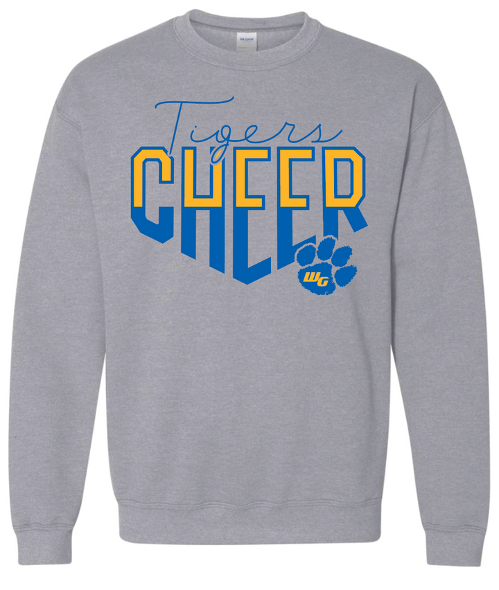 Tiger Cheer Crewneck - Adult