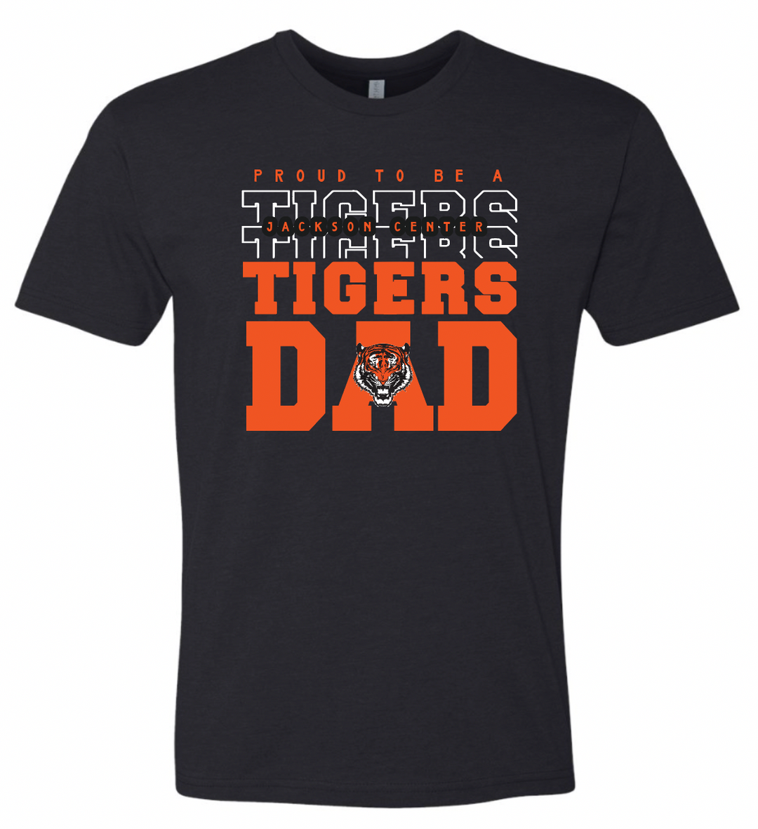Proud to be a Jackson Center Dad Short Sleeve- Triblend