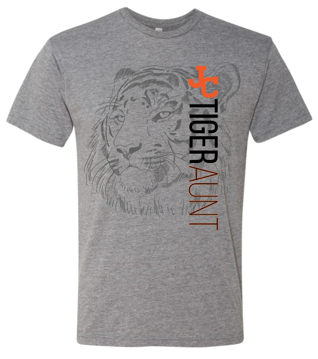 JC Tiger Aunt Short Sleeve- Triblend