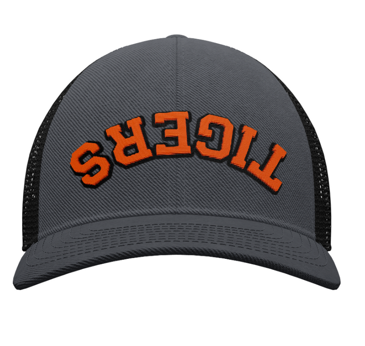 Embroidered TIGERS Low-Profile Trucker Cap