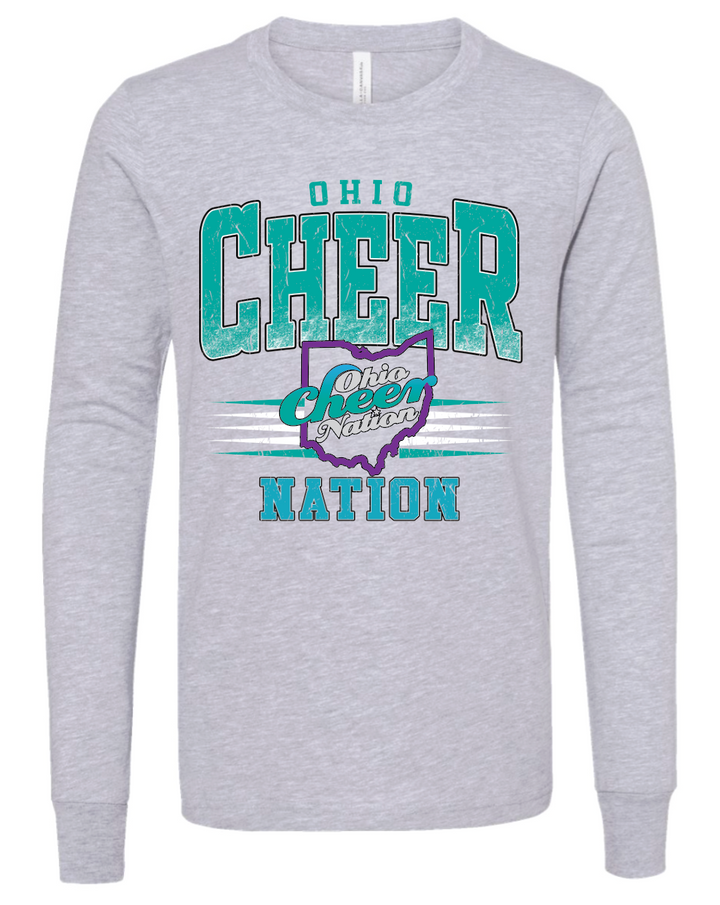 Ohio Cheer Nation Athletic Bella Long Sleeve - Youth