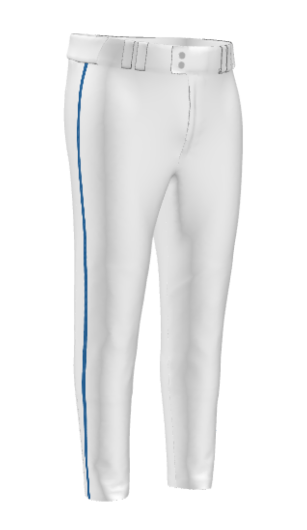 Lima Locos Express 15U/17U Jersey Pants - White with Royal Piping (Youth and Adult)