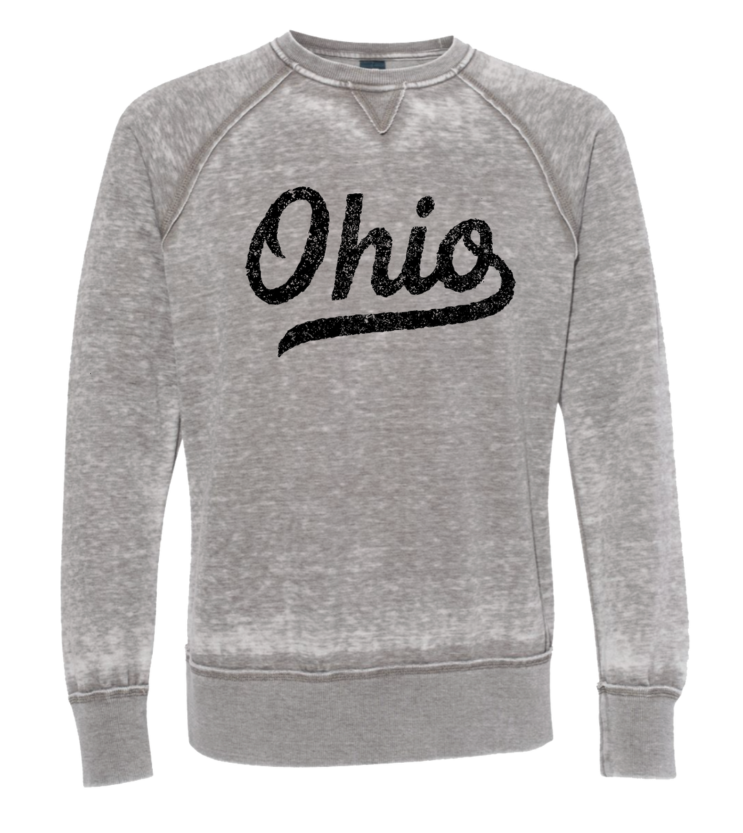 Sublimated Vintage Ohio Crewneck
