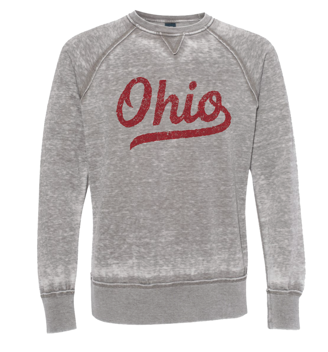 Sublimated Vintage Ohio Crewneck