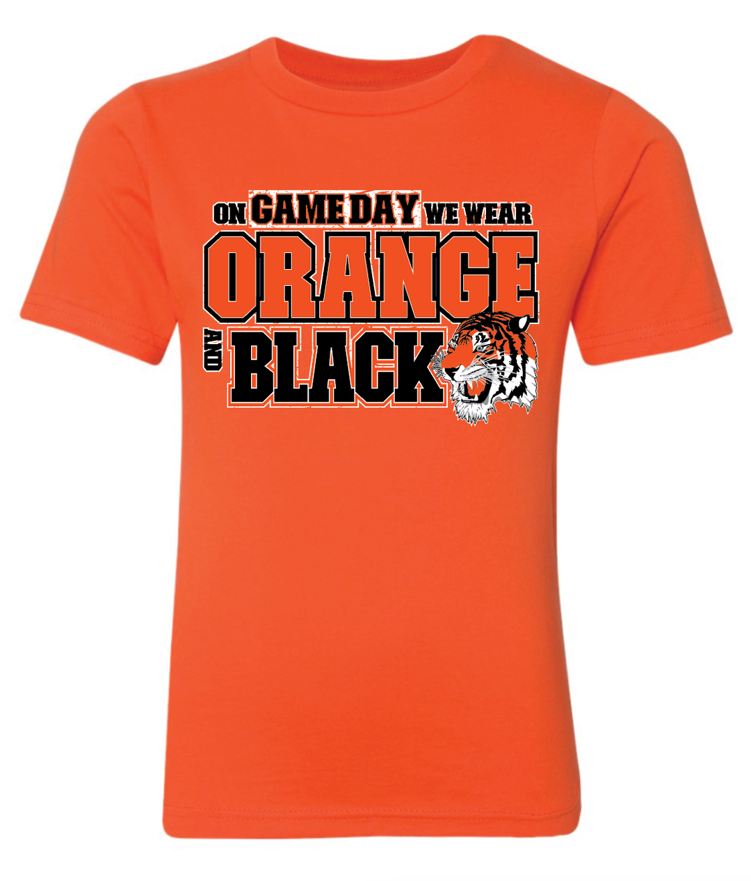 Youth Game Day Shirt Orange Out