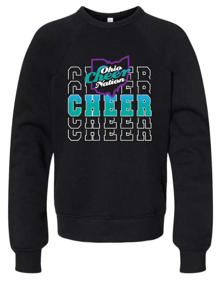 CHEER - Bella YOUTH Crewneck Sweatshirt