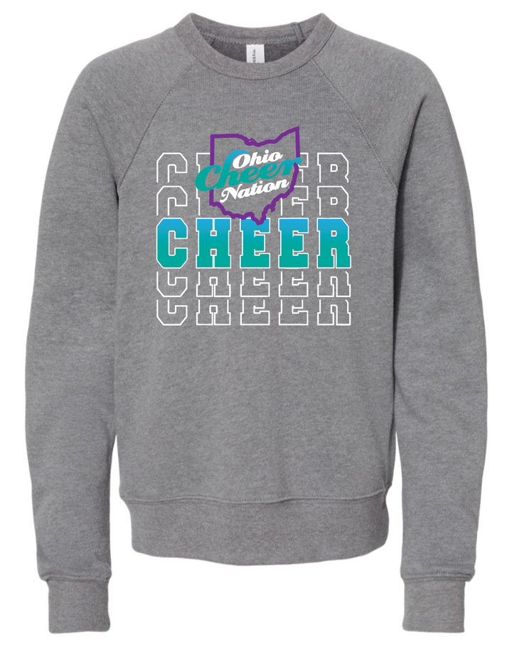 CHEER - Bella YOUTH Crewneck Sweatshirt