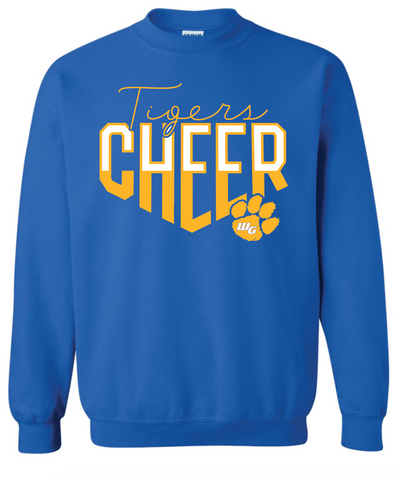 Tiger Cheer Crewneck - Youth