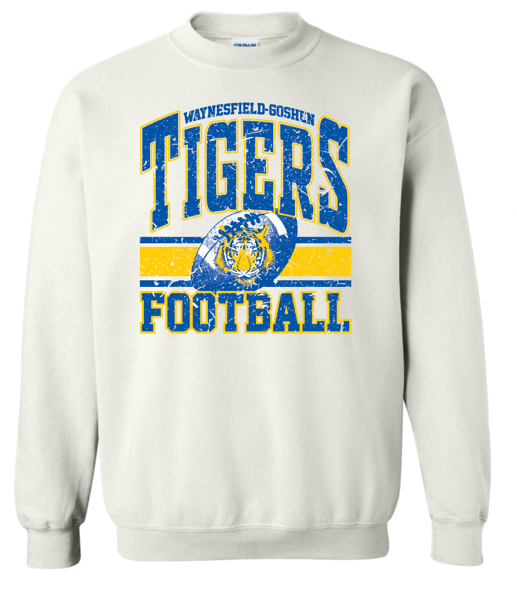 Tiger Football Crewneck - Adult