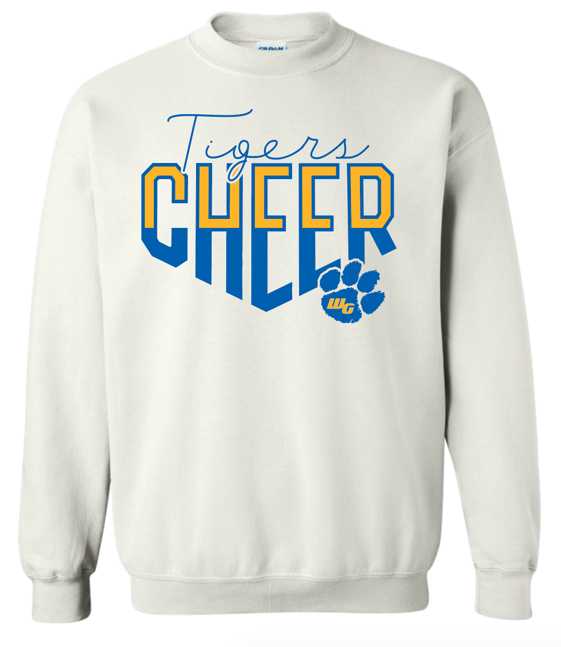 Tiger Cheer Crewneck - Adult