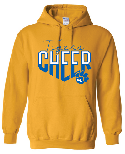 Tiger Cheer 50/50 Hooded Sweatshirt -  Youth