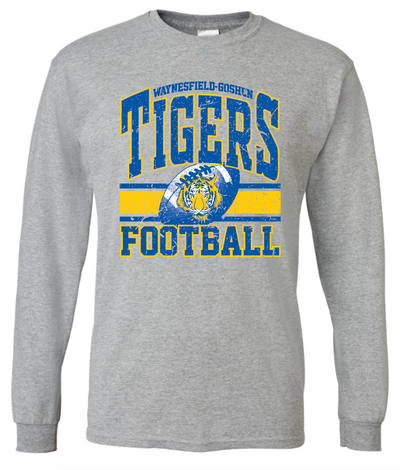 Tiger Football 50/50 Long Sleeve - Adult