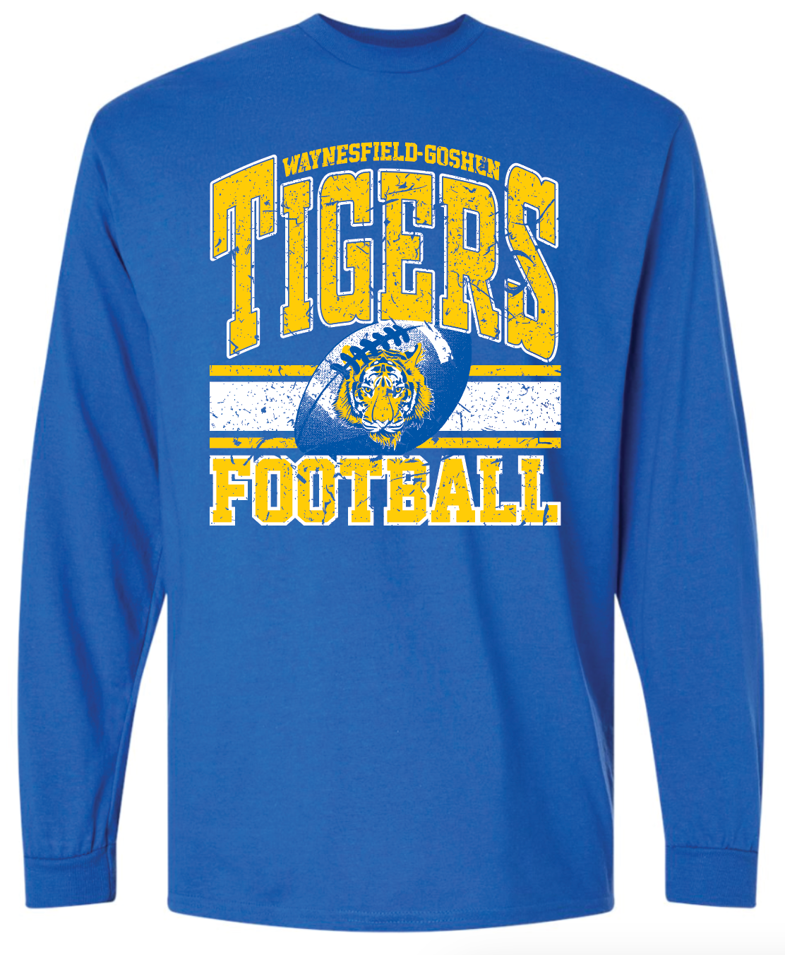 Tiger Football 50/50 Long Sleeve - Youth