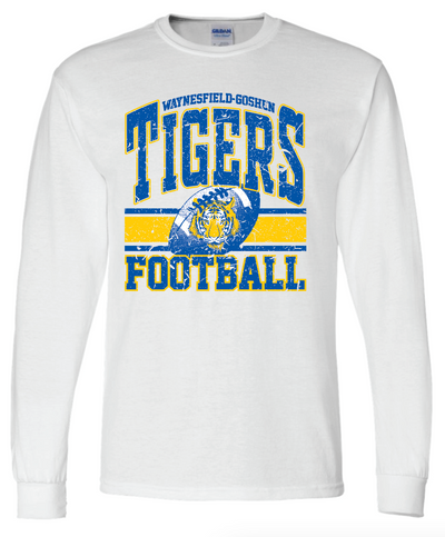 Tiger Football 50/50 Long Sleeve - Adult