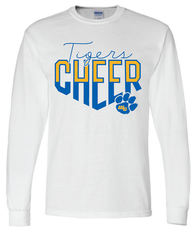 Tiger Cheer 50/50 Long Sleeve - Adult