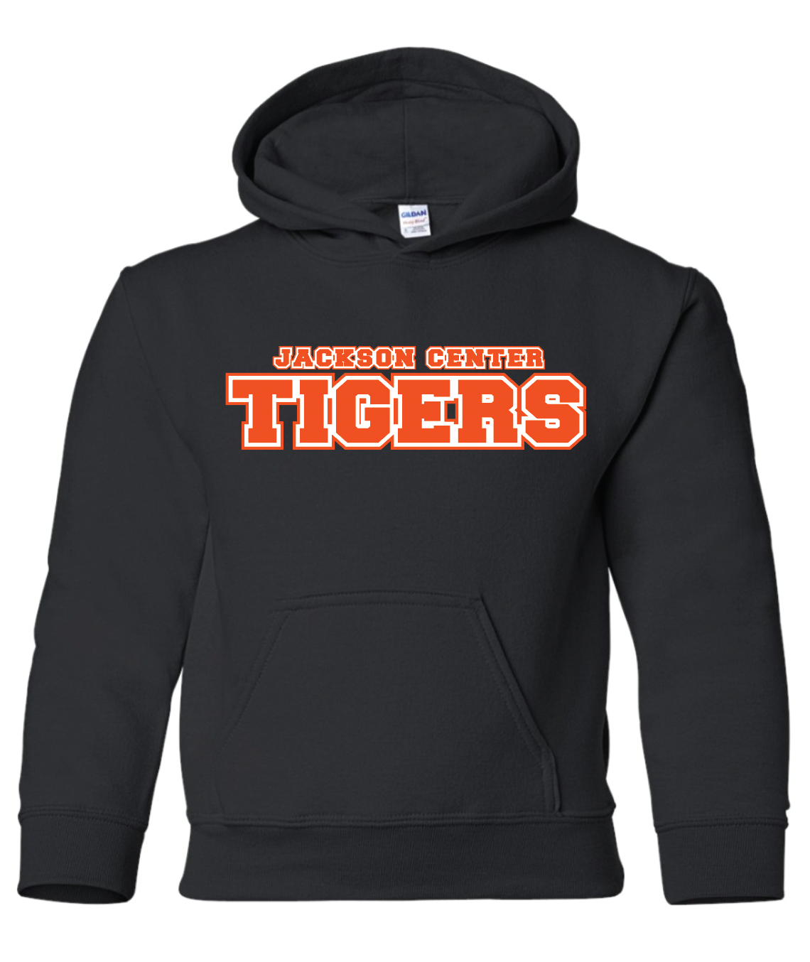 Jackson Center Tigers Youth Gildan Hooded Sweatshirt