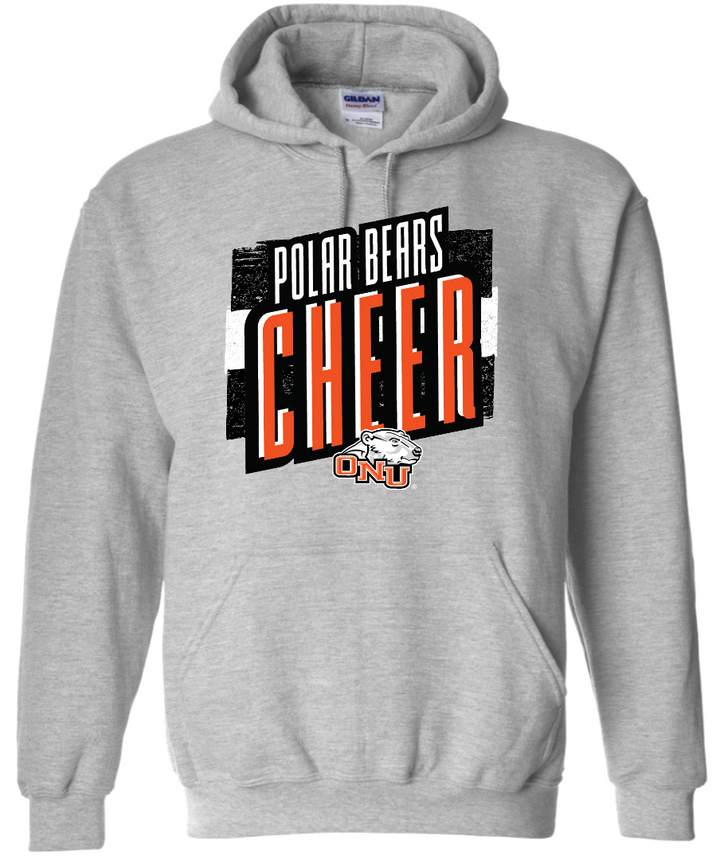 ONU Cheer Bold Stripes 50/50 Hooded Sweatshirt - Adult