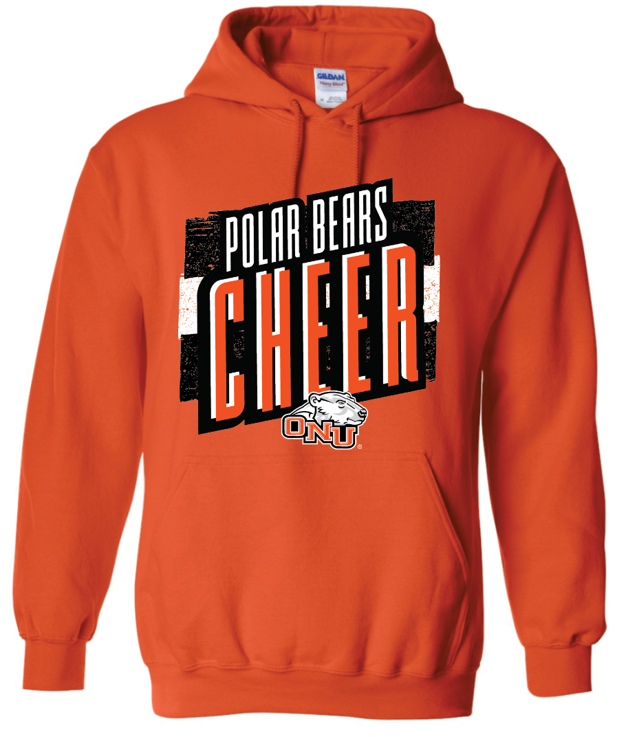 ONU Cheer Bold Stripes 50/50 Hooded Sweatshirt - Adult