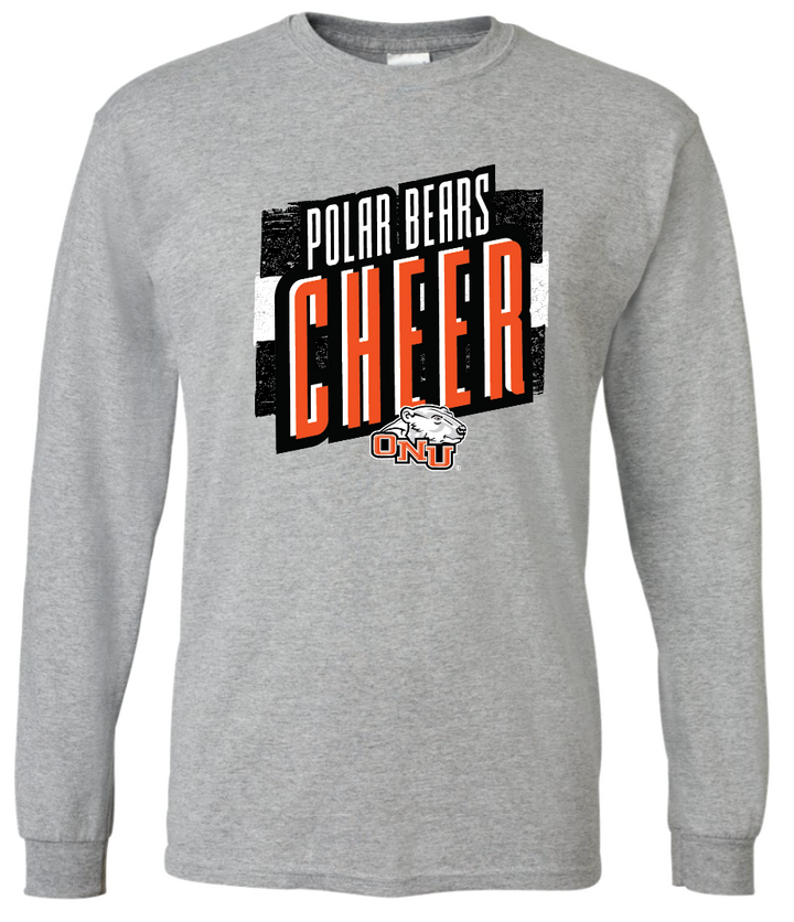 ONU Cheer Bold Stripes 50/50 Long Sleeve - Adult