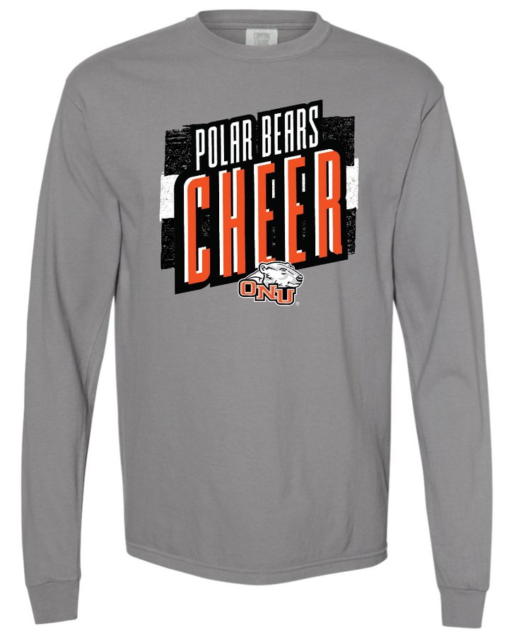 ONU Cheer Bold Stripes Heavyweight Long Sleeve Tee - Adult