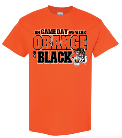 Game Day Cotton Tee- Adult (Tie Dye Option Available)