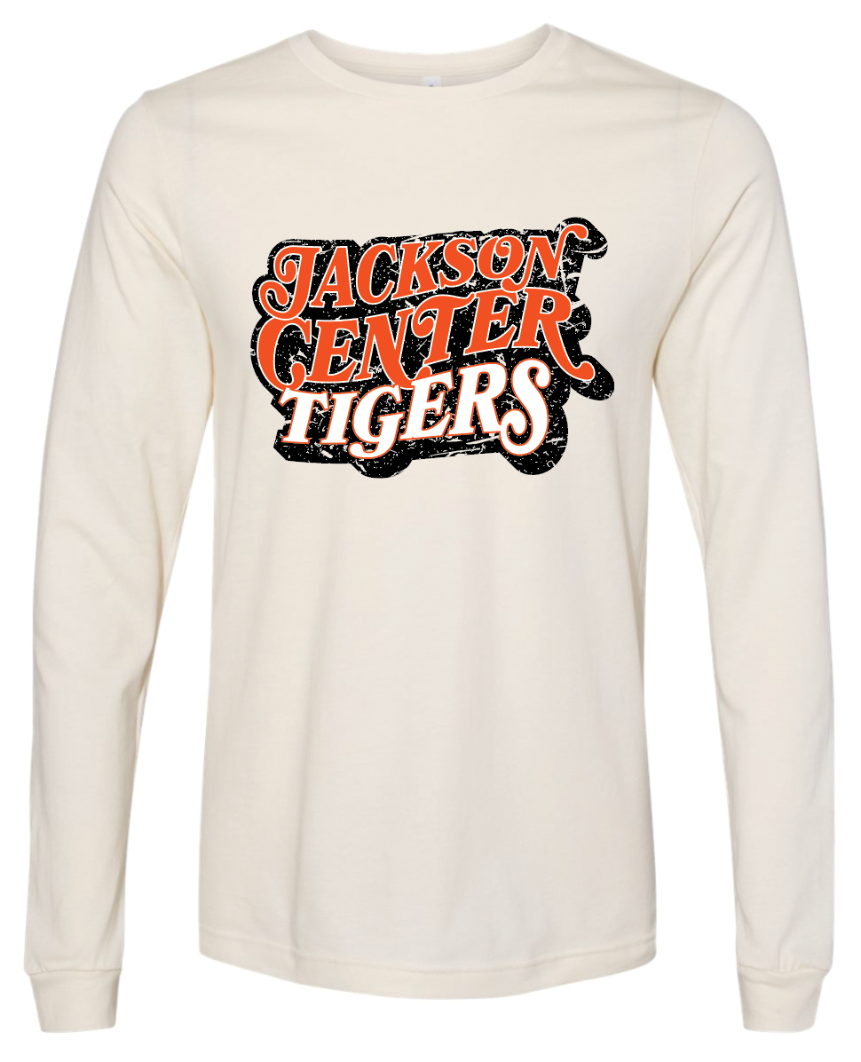 JC Tigers Distressed Bella Long Sleeve