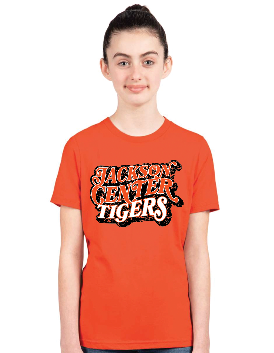 JC Tigers Distressed Triblend Tee- Youth