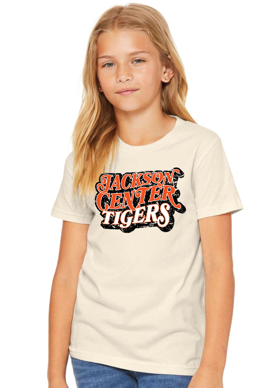 JC Tigers Distressed Bella Tee- Youth