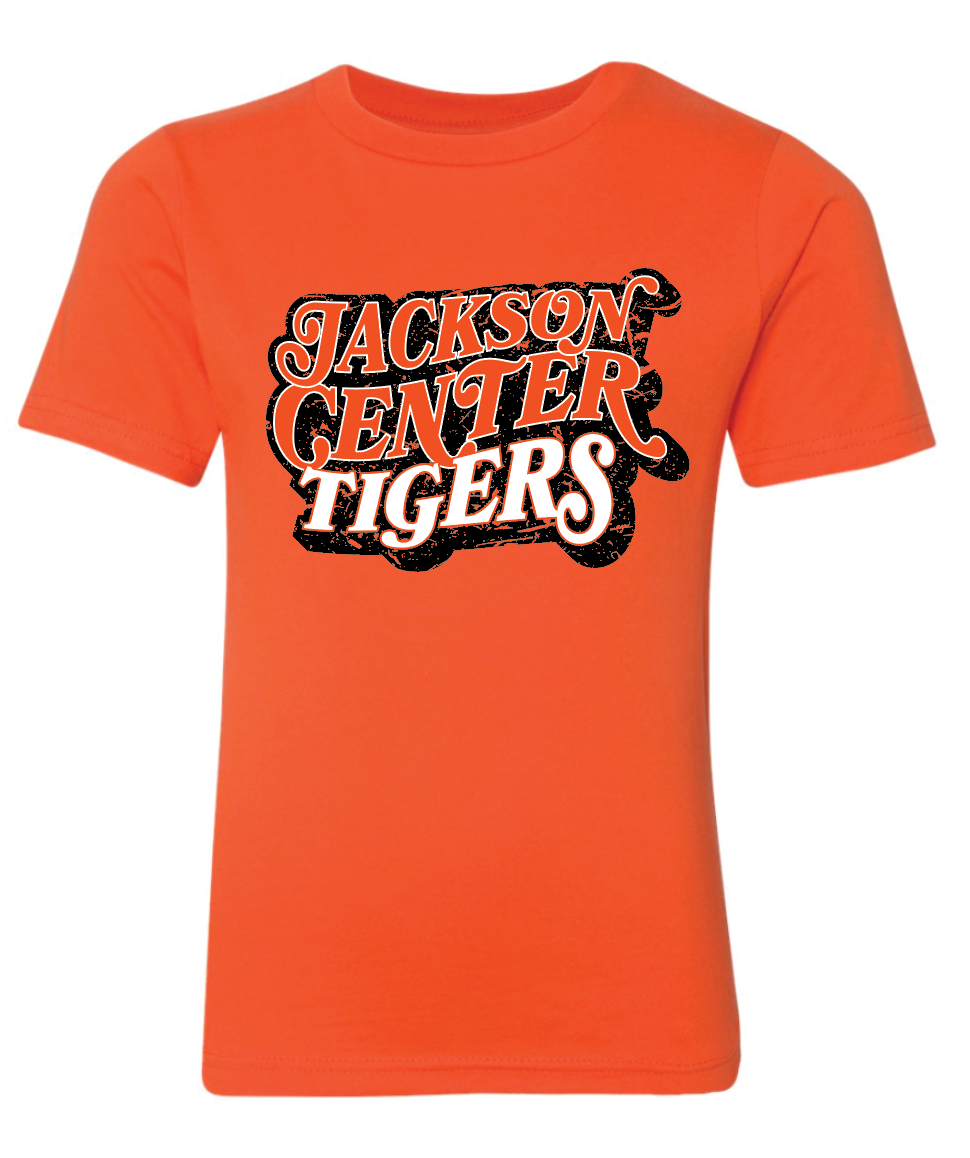 JC Tigers Distressed Triblend Tee- Youth