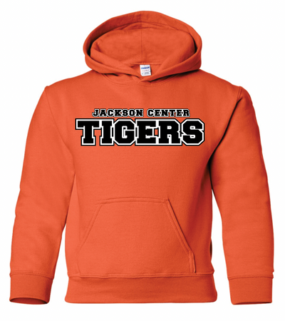 Jackson Center Tigers Youth Gildan Hooded Sweatshirt