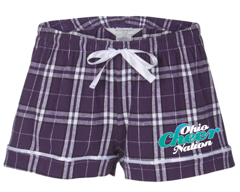 Women's Ohio Cheer Nation Pajama Shorts