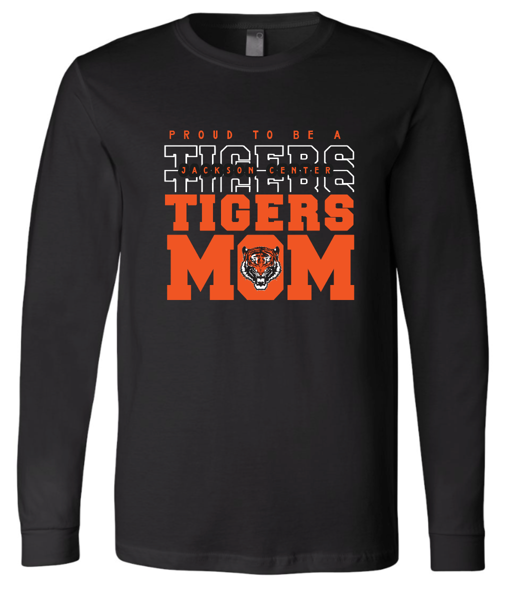 Proud to be a Jackson Center Mom Long Sleeve- Triblend