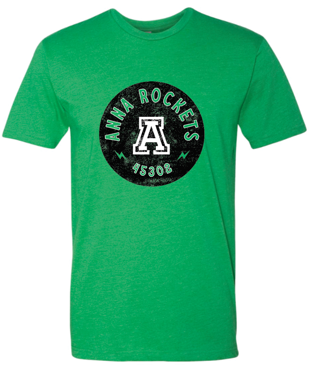 Anna Rockets Circle Triblend Tee- Adult