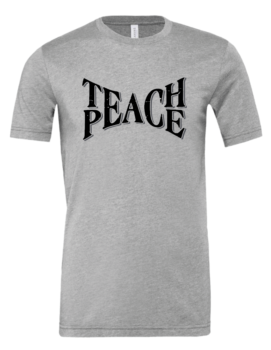 Teach Peace Triblend T-Shirt