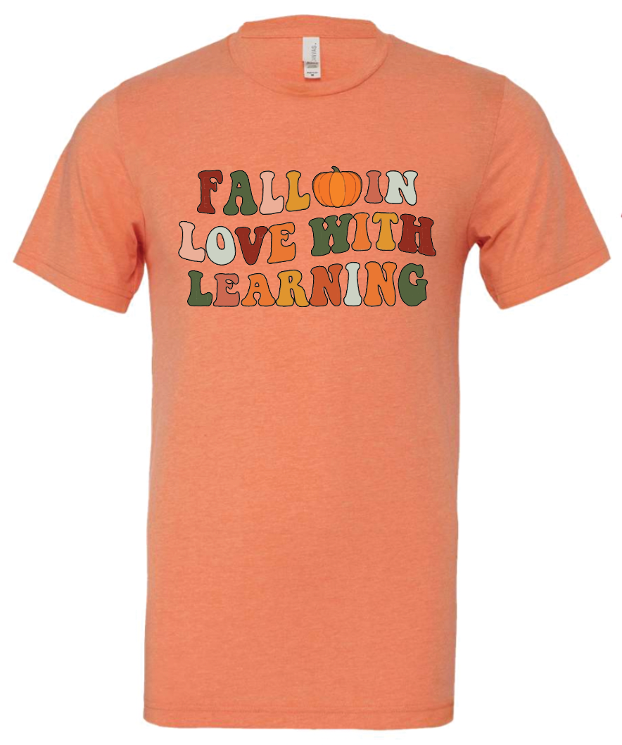 Fall in Love with Learning Triblend T-Shirt