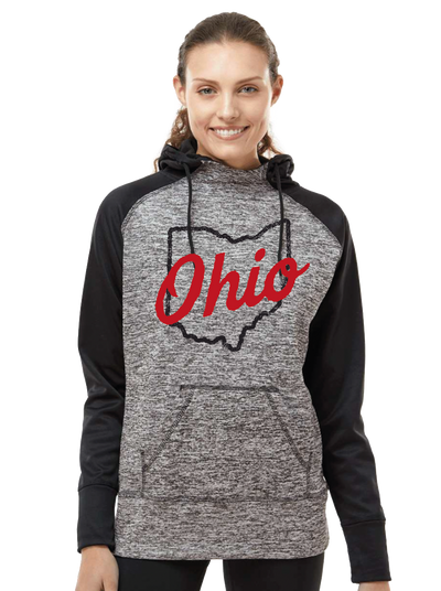 Women's Ohio Colorblock Fleece Hoodie