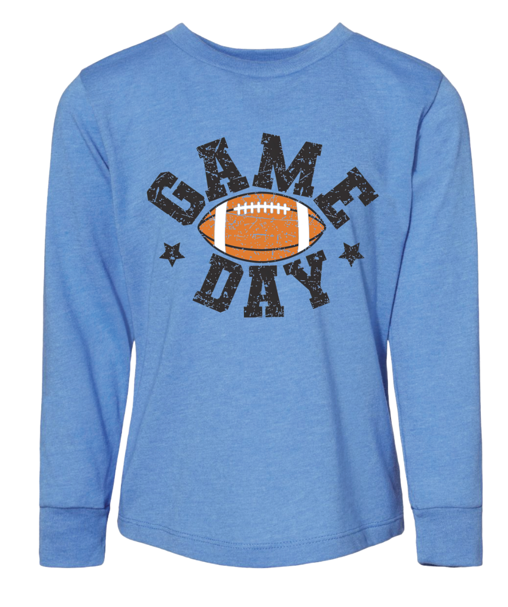 Toddler Game Day Triblend Long Sleeve