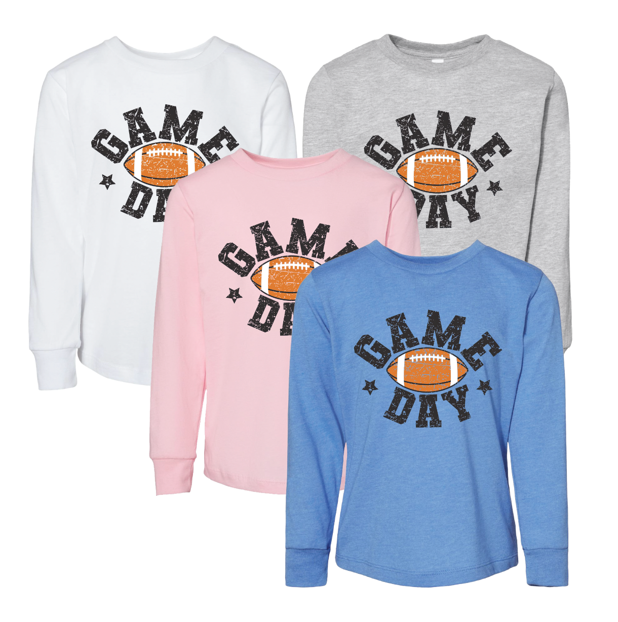 Toddler Game Day Triblend Long Sleeve