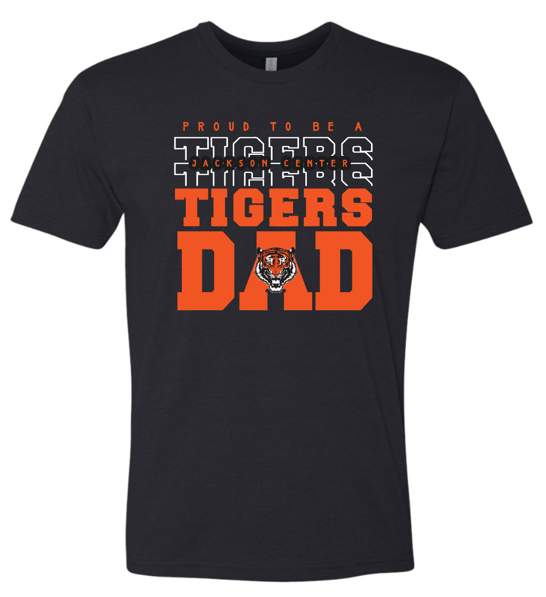 Proud to be a Jackson Center Dad Short Sleeve- Triblend