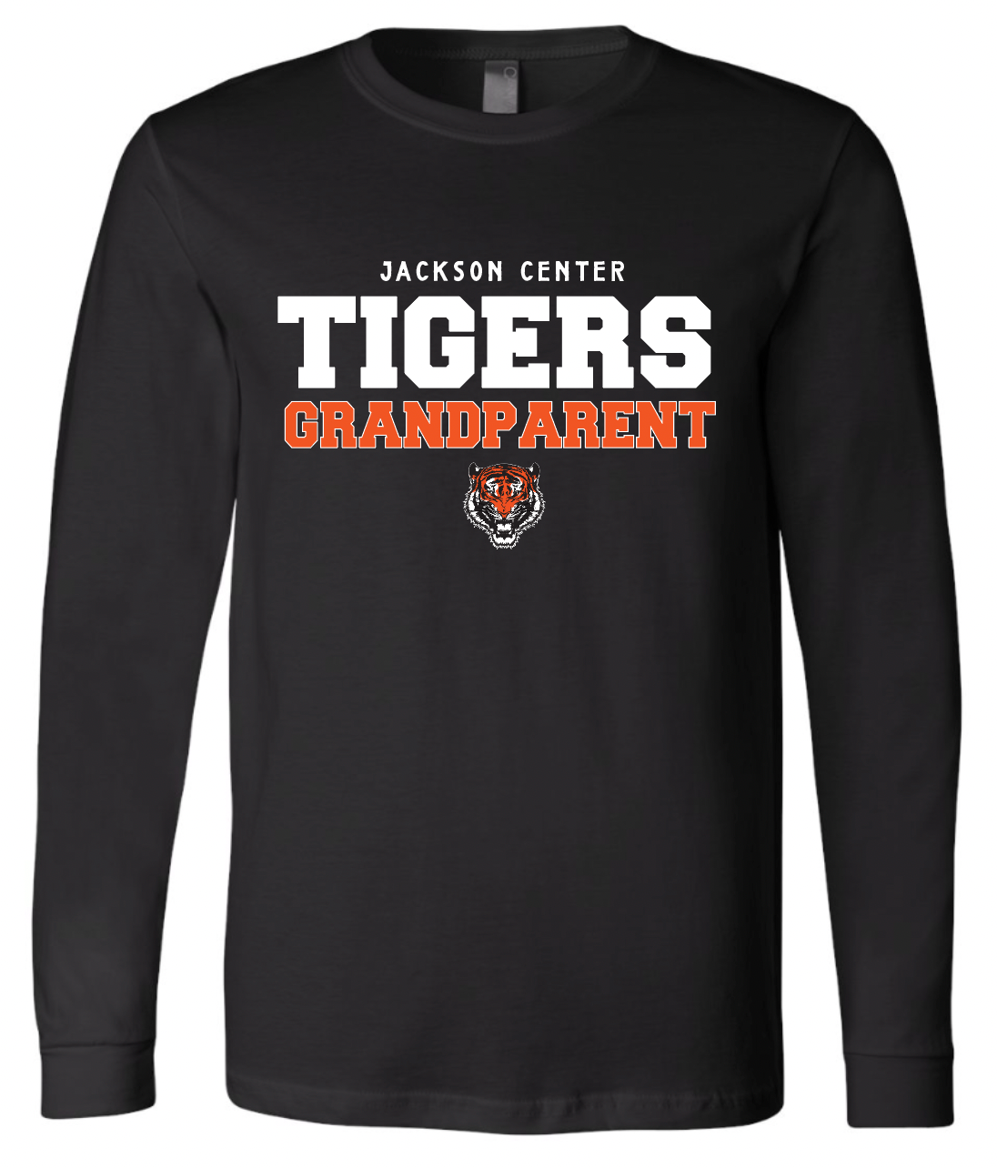 Jackson Center Tigers Grandparent Long Sleeve- Triblend