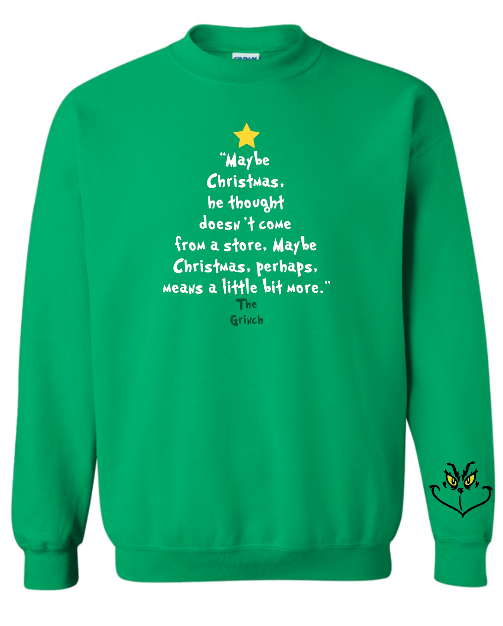 Grinch Gildan Crewneck Adult