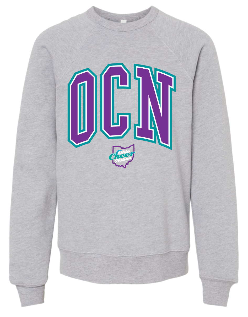 Ohio Cheer Nation- Bella YOUTH Crewneck Sweatshirt