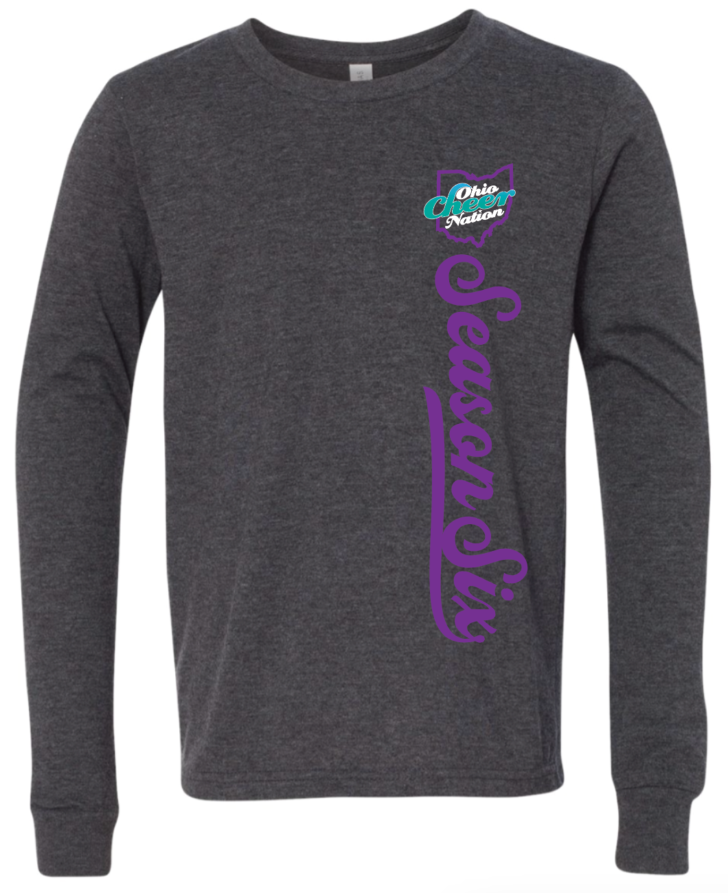 Ohio Cheer Nation Season Six Triblend Long Sleeve- Youth