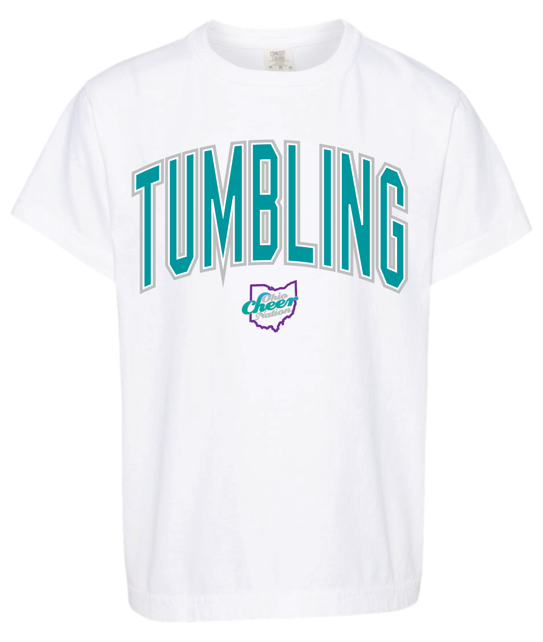 Ohio Cheer Nation Tumbling Comfort Colors tee- Youth