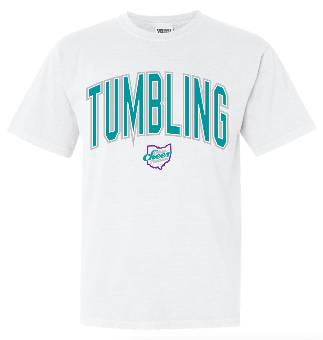 Ohio Cheer Nation Tumbling Comfort Colors tee- Adult