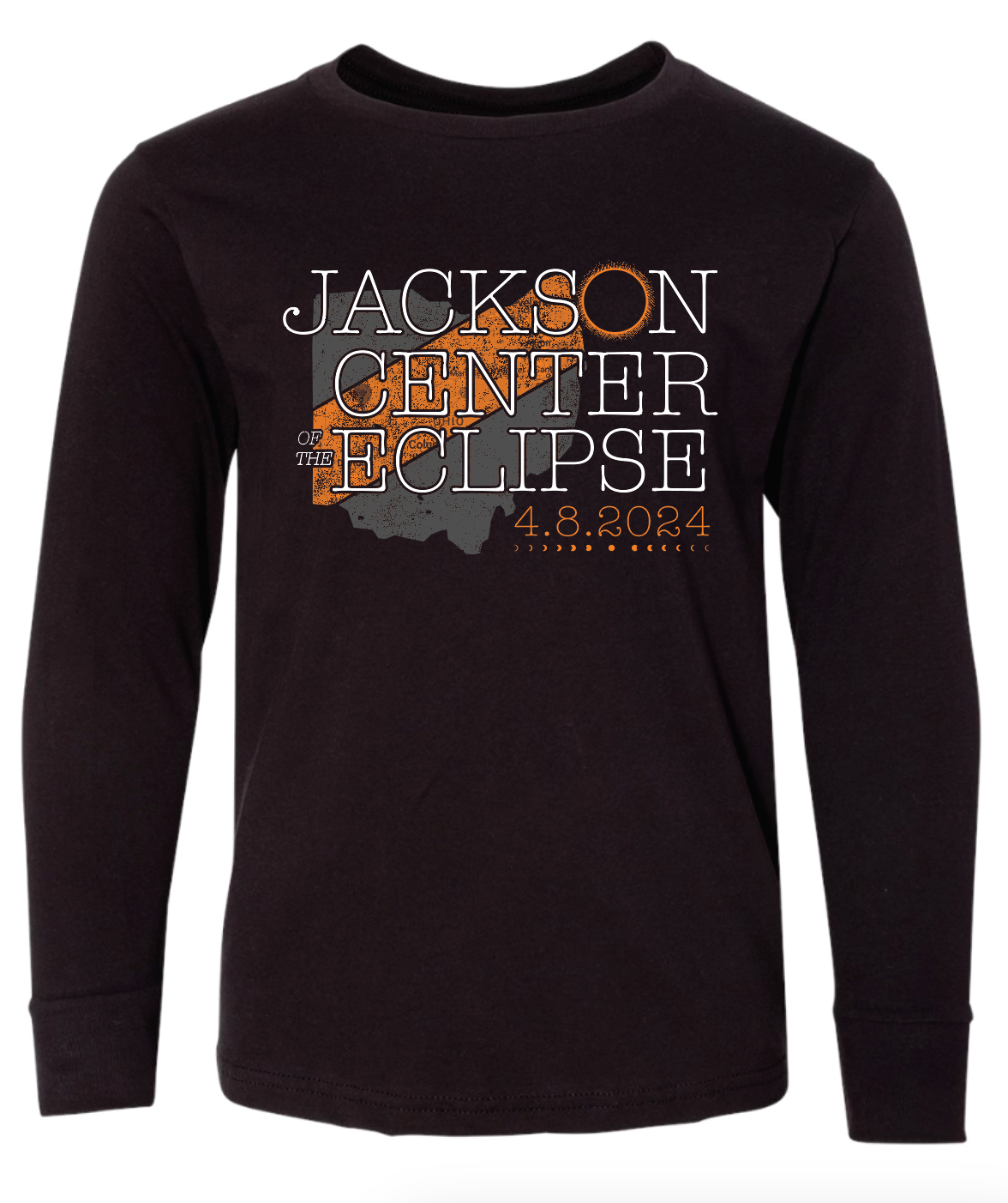 Jackson Center of the Eclipse 2024 - Long Sleeve Youth