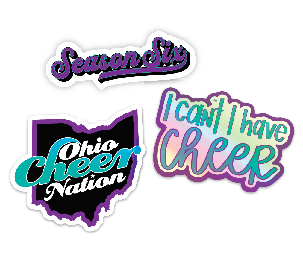 Ohio Cheer Nation Sticker Pack