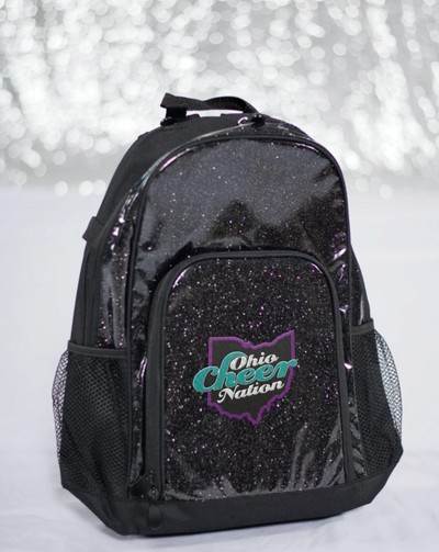 Ohio Cheer Nation Sparkle Bookbag