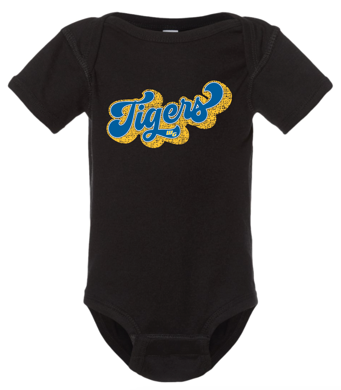 Waynesfield-Goshen Tigers Script Onesie