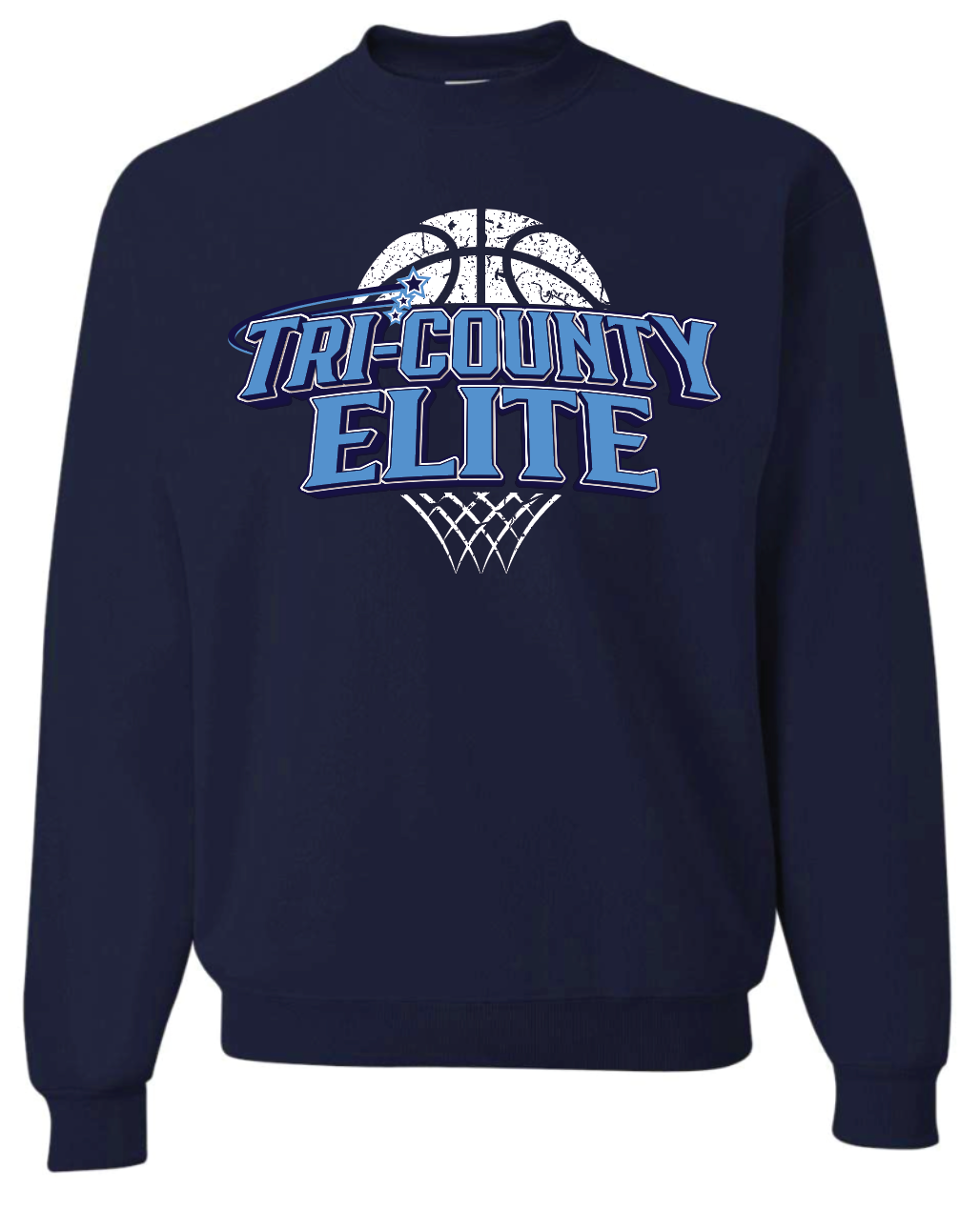 Tri-County Elite AAU Basketball Crewneck Sweatshirt